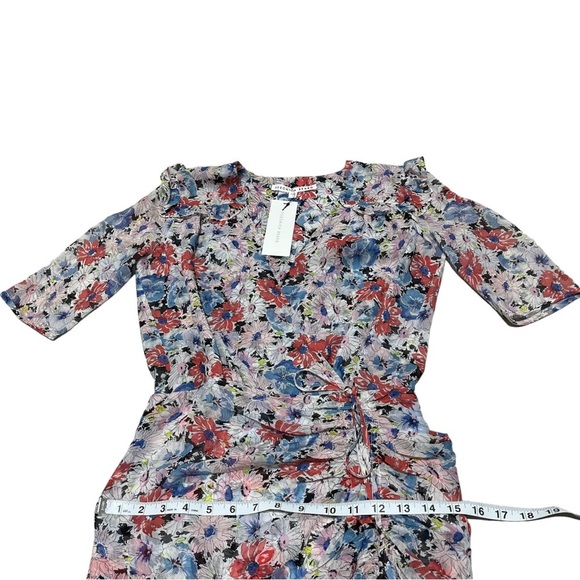 NWT Veronica Beard Mick Dress in Multi Floral Size 2 - Picture 8 of 11